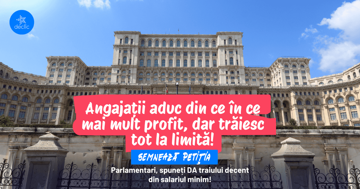 Spuneți Da Traiului Decent Din Salariul Minim
